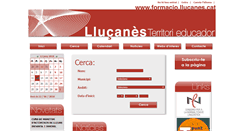Desktop Screenshot of formacio.llucanes.cat